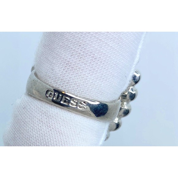 Guess Silver Ring Size7/8 COSTUME JEWELRY, Boho, Western Style - Picture 3 of 9